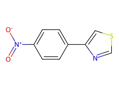 Thiazole, 4-(4-nitrophenyl)- structure