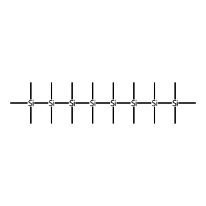 Octadecamethyloctasilane structure