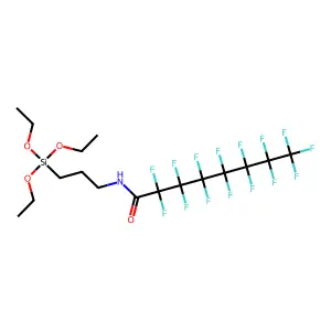 N-(3-Triethoxysilylpropyl)perfluorooctanoamide structure