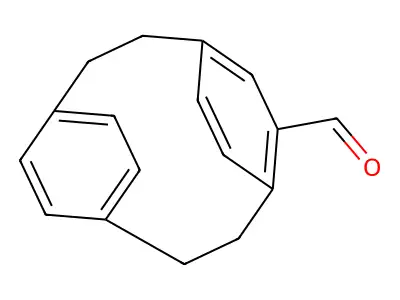 Tricyclo[8.2.2.24,7]hexadeca-4,6,10,12,13,15-hexaene-5-carboxaldehyde structure