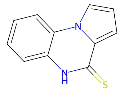 5H-pyrrolo[1,2-a]quinoxaline-4-thione structure