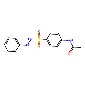 N-[4-(anilinosulfamoyl)phenyl]acetamide structure