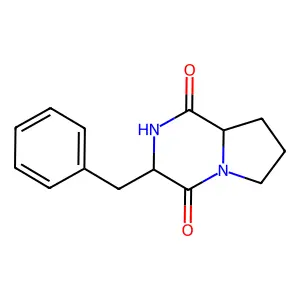 Cyclo(L-Phe-L-Pro) structure