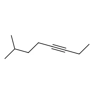 3-Octyne, 7-methyl- structure