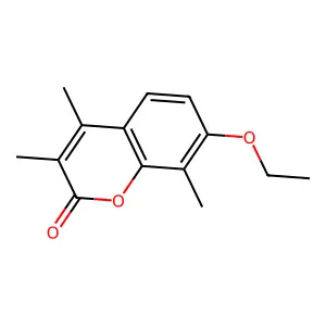 7-ethoxy-3,4,8-trimethyl-2H-chromen-2-one structure