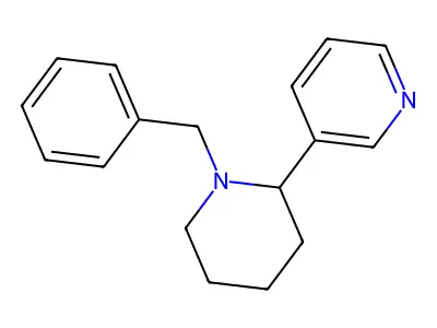 3-(1-Benzylpiperidin-2-yl)pyridine structure