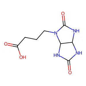 4-(2,5-Dioxo-hexahydro-imidazo[4,5-d]imidazol-1-yl)-butyric acid structure