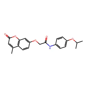N-(4-isopropoxyphenyl)-2-((4-methyl-2-oxo-2H-chromen-7-yl)oxy)acetamide structure