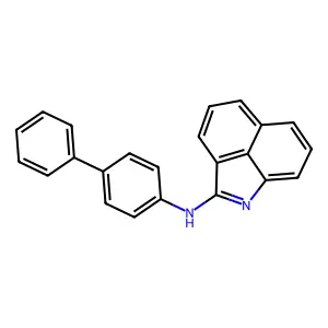 N-[1,1'-biphenyl]-4-ylbenzo[cd]indol-2-amine structure