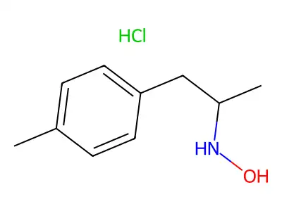 Hydroxylamine, N-(p-alpha-dimethylphenethyl)-, hydrochloride, (+-)- structure