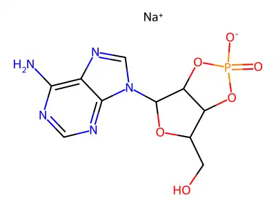 腺苷2',3'-环磷酸 structure