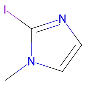 2-Iodo-1-methyl-1H-imidazole structure