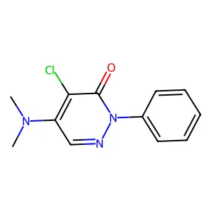 4-chloro-5-(dimethylamino)-2-phenyl-3(2H)-pyridazinone structure