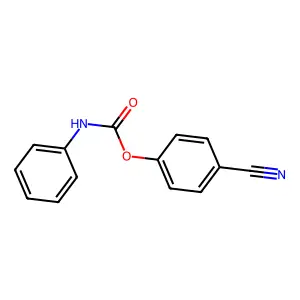 4-(((Phenylamino)carbonyl)oxy)benzonitrile structure