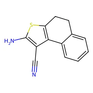 2-Amino-4,5-dihydronaphtho[2,1-b]thiophene-1-carbonitrile structure