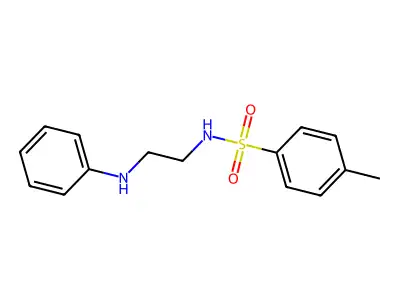 4-methyl-N-[2-(phenylamino)ethyl]benzenesulfonamide structure
