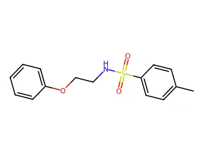 4-methyl-N-(2-phenoxyethyl)benzenesulfonamide structure