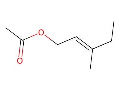 3-Methylpent-2-en-1-yl acetate structure