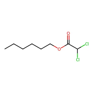 Hexyl dichloroacetate structure