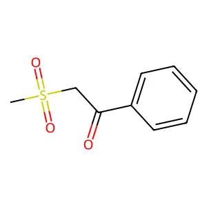 2-(Methylsulfonyl)acetophenone structure