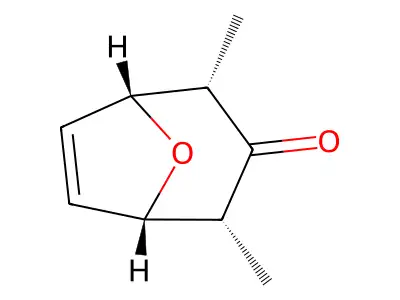 8-Oxabicyclo[3.2.1]oct-6-en-3-one, 2,4-dimethyl- structure