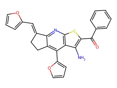 C26H18N2O3S structure