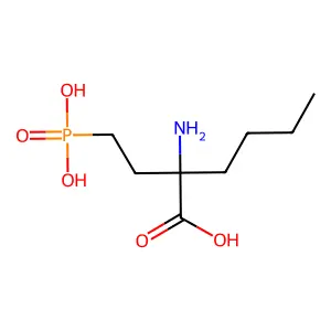 2-Amino-2-benzyl-4-phosphonobutanoic acid structure