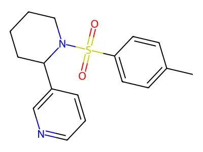 3-(1-Tosylpiperidin-2-yl)pyridine structure