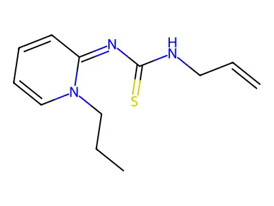 1-Prop-2-enyl-3-(1-propyl-2-pyridinylidene)thiourea structure