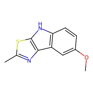 7-methoxy-2-methyl-4H-[1,3]thiazolo[5,4-b]indole structure