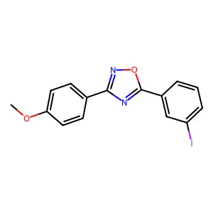5-(3-Iodophenyl)-3-(4-methoxyphenyl)-1,2,4-oxadiazole structure