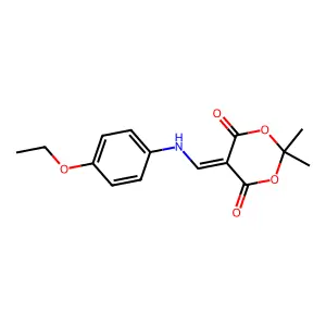 5-{[(4-Ethoxyphenyl)amino]methylidene}-2,2-dimethyl-1,3-dioxane-4,6-dione structure
