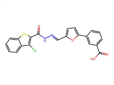 C21H13ClN2O4S structure