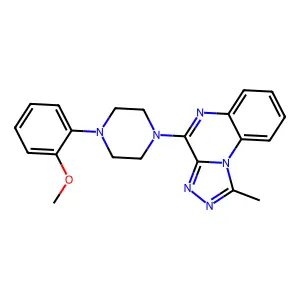 4-[4-(2-Methoxyphenyl)piperazin-1-yl]-1-methyl-[1,2,4]triazolo[4,3-a]quinoxaline structure