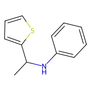 N-[1-(thiophen-2-yl)ethyl]aniline structure