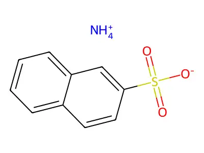 Azanium naphthalene-2-sulfonate structure