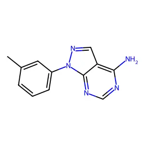 1-(3-甲基苯基)吡唑并[3,4-d]嘧啶-4-胺 structure
