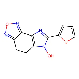 7-(Furan-2-yl)-6-hydroxy-4,5-dihydroimidazo[4,5-e][2,1,3]benzoxadiazole structure