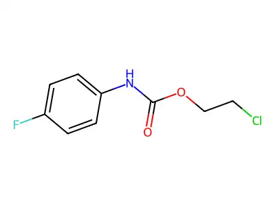 2-Chloroethyl N-(4-fluorophenyl)carbamate structure