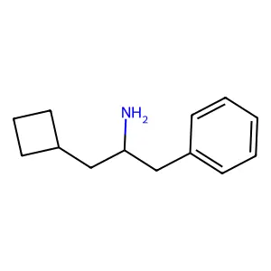 1-Cyclobutyl-3-phenylpropan-2-amine structure