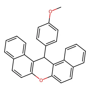 14-(4-Methoxyphenyl)-14H-dibenzo[a,j]xanthene structure