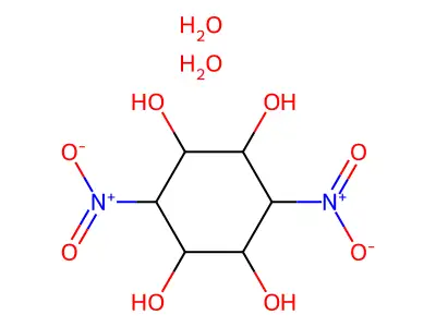 3,6-Dinitrocyclohexane-1,2,4,5-tetrol structure