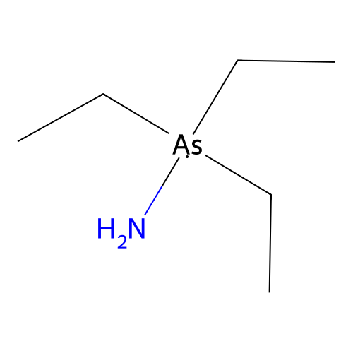 amino(triethyl)arsenic structure