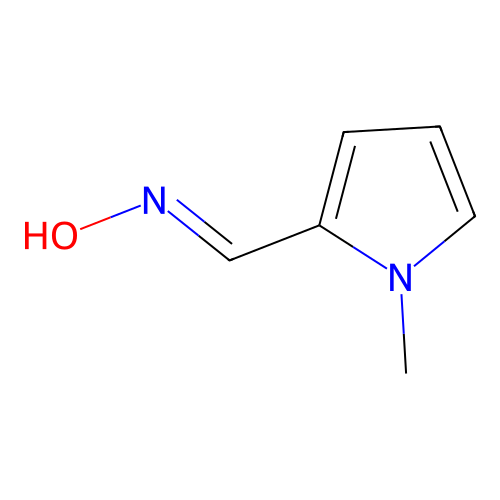 1-methyl-1H-pyrrole-2-carbaldehyde oxime structure