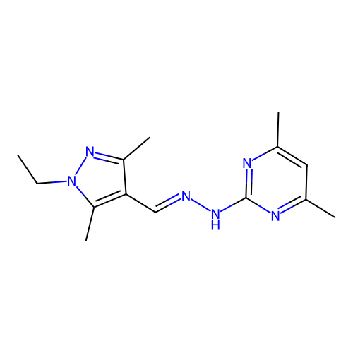 C14H20N6 structure