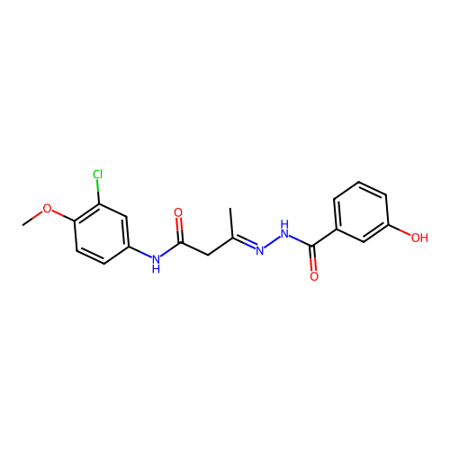 C18H18ClN3O4 structure