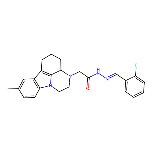 C24H25FN4O structure