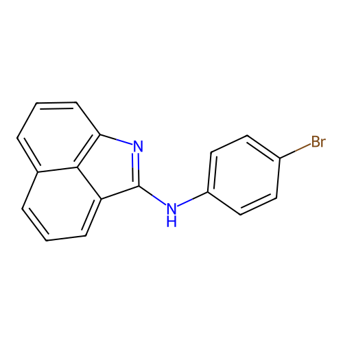 N-(4-bromophenyl)benzo[cd]indol-2-amine structure