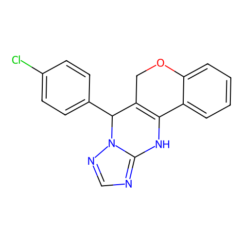 C18H13ClN4O structure