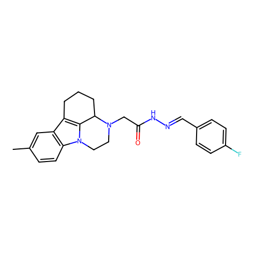 C24H25FN4O structure